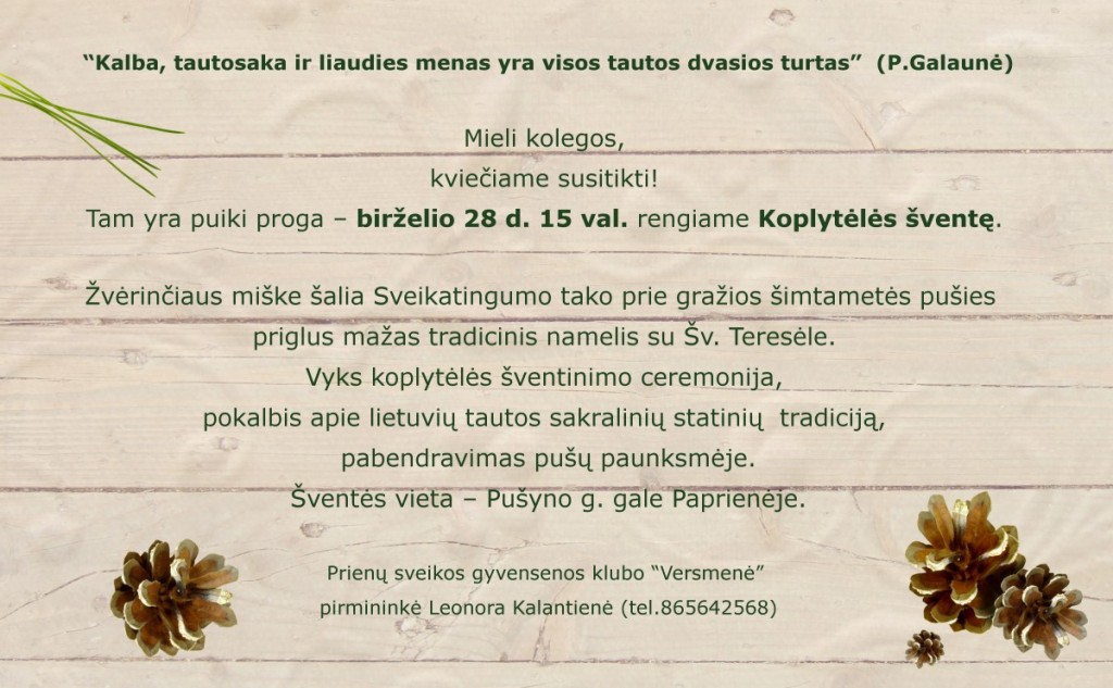 kvietimas kolegoms