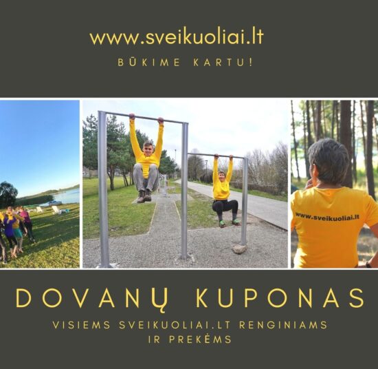 Dovanų kuponas renginiams ir prekėms