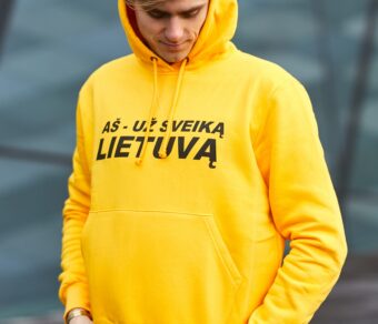 Laisvo stiliaus džemperis "Aš - už sveiką Lietuvą"