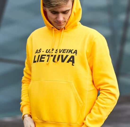 Laisvo stiliaus džemperis "Aš - už sveiką Lietuvą"