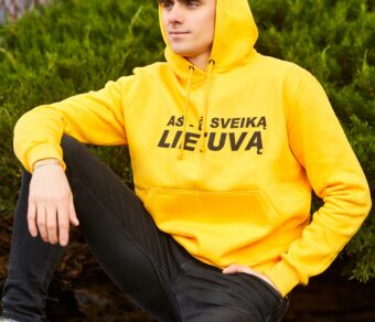 Laisvo stiliaus džemperis "Aš - už sveiką Lietuvą"