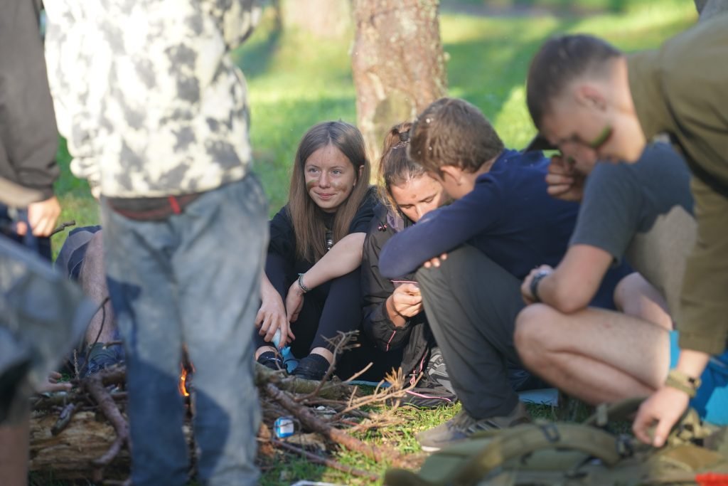 Jaunimo stovykla gamtoje