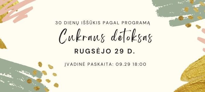 Cukraus detoksas