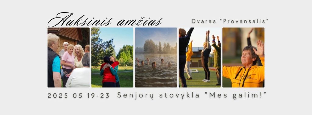 Senjorų stovykla Mes Galim