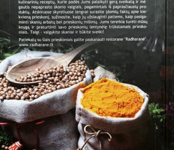 Sigita Palionienė "Prieskoniai - ir maistas, ir vaistas"