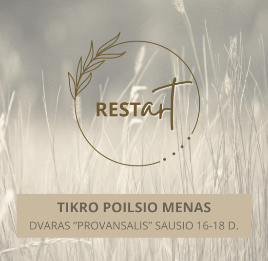 RESTart savaitgalio stovykla. Tikro poilsio menas 2026 m. sausio 16-18 d.