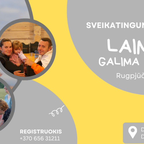 laimės galima išmokti